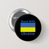 Steun Oekraïne Ronde Button 5,7 Cm (Voorkant /achterkant)