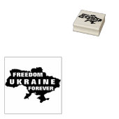 Steun Oekraïne Stamp Forever Freedom Rubberstempel (Gestempeld)
