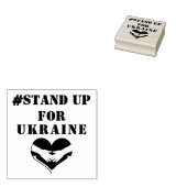 Steun Oekraïne Stamp Stand Up voor Oekraïne Rubberstempel (Gestempeld)