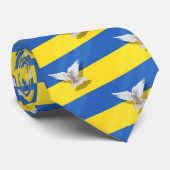 Steun Oekraïne Stropdas Peace Dove (Opgerold)