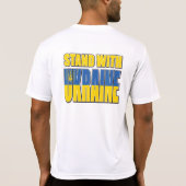 Steun Oekraine T-shirt (Achterkant)