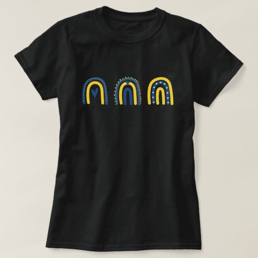 Steun Oekraine T-shirt (Design voorkant)