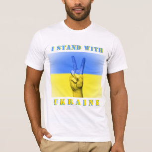 Steun Oekraïne T-shirt - Ik sta met Oekraïne