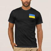 Steun Oekraïne T-shirt Oekraïense vlag - Vrijheid (Voorkant)