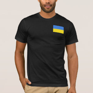 Steun Oekraïne T-shirt Oekraïense vlag - Vrijheid