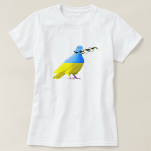 Steun Oekraïne T-shirt Peace Dove - Vrijheid
