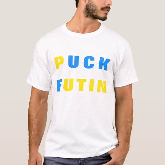 Steun Oekraïne T-Shirt Puck Futin - Vrijheid (Voorkant)