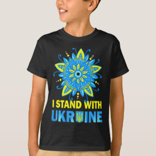 Steun Oekraine Vlag Anti-poetin Geen Oorlog Oekrai T-shirt