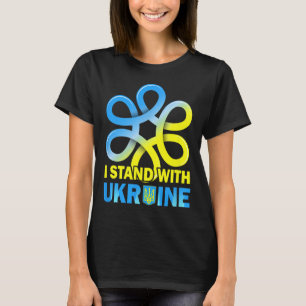 Steun Oekraine Vlag Anti-poetin Zeg Nee Tegen Oorl T-shirt