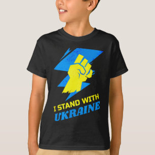 Steun Oekraine Vlag Anti-poetin Zeg Nee Tegen Oorl T-shirt
