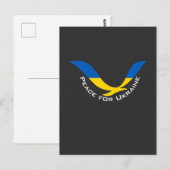 Steun Oekraïne voor vrede Briefkaart (Voorkant / Achterkant)