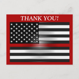 STEUN ONZE BRANDWEERLIEDEN! BRIEFKAART