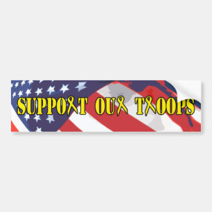Steun onze Bumpersticker van de Troop