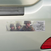 Steun onze Bumpersticker van de Troop (Op auto)