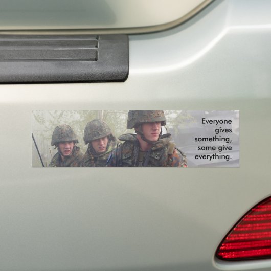 Steun onze Bumpersticker van de Troop (Op auto)