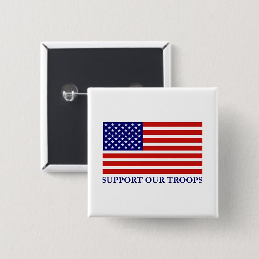 Steun onze Button van de Troop (Voorkant /achterkant)