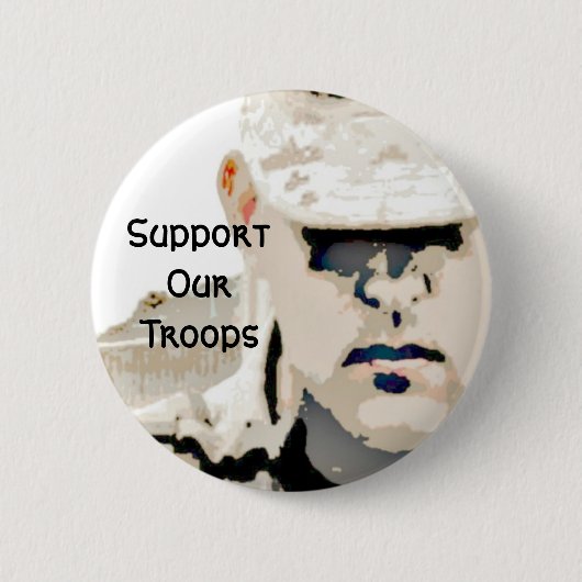 Steun onze Button van de Troop (Voorkant)