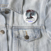 Steun onze Button van de Tropen/van de V.S. (In situ)