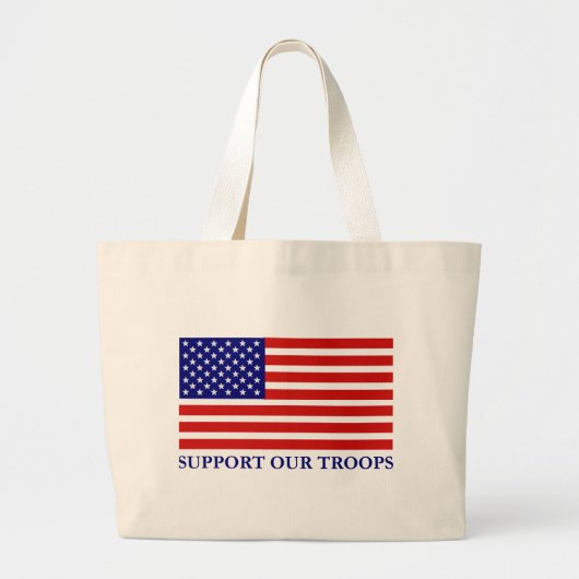 Steun onze Canvas tas van de Vlag van de Tropen (Voorkant)