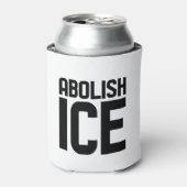Steun onze immigrant Afschaffen IJsprotest Blikjeskoeler (Blikje Voorkant)