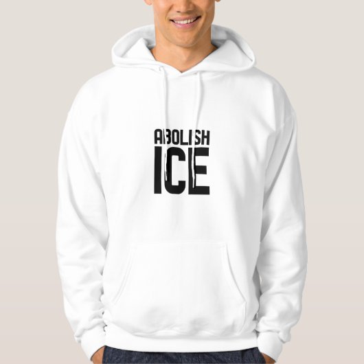 Steun onze immigrant Afschaffen IJsprotest Hoodie (Voorkant)