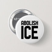 Steun onze immigrant Afschaffen IJsprotest Ronde Button 5,7 Cm (Voorkant /achterkant)