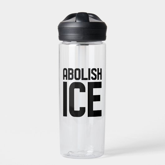 Steun onze immigrant Afschaffen IJsprotest Waterfles (Voorkant)