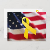 Steun onze troepen briefkaart (Voorkant / Achterkant)