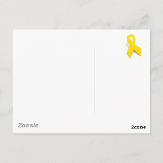 Steun onze troepen briefkaart (Achterkant)