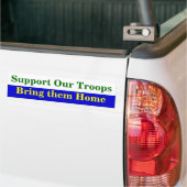 Steun onze troepen bumpersticker (Op Truck)