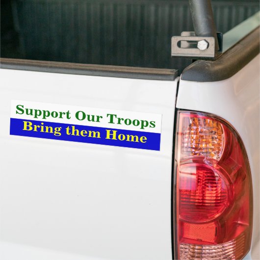 Steun onze troepen bumpersticker (Op Truck)