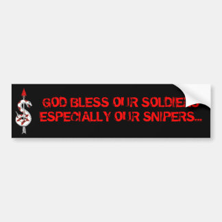 Steun onze troepen bumpersticker
