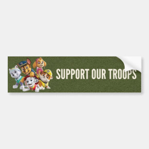 Steun onze troepen bumpersticker