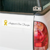 Steun Onze Troepen Bumpersticker (Op Truck)