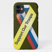Steun onze troepen iPhone Case (Achterkant)