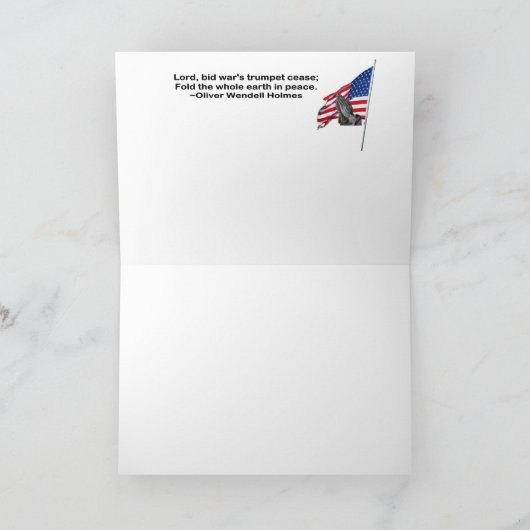 Steun onze troepen kaart (Binnen)