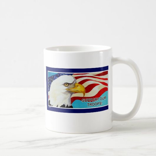 Steun onze troepen koffiemok (Rechts)