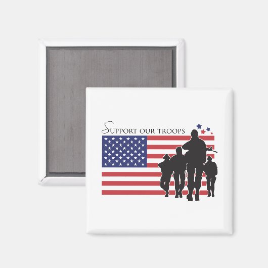 Steun onze troepen magneet (Voorkant / Achterkant)