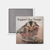 Steun onze troepen magneet (Voorkant / Achterkant)