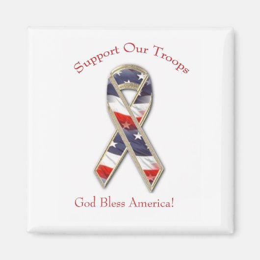 Steun onze troepen Magneten (Voorkant)