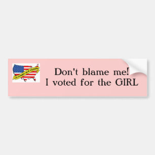 steun onze troepen met ons, geef me niet de schuld bumpersticker