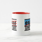 Steun onze troepen mok (Midden)