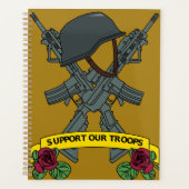 Steun onze troepen planner (Voorkant)