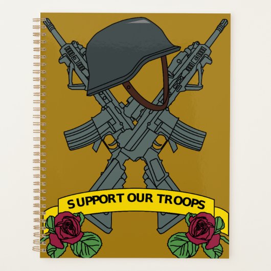 Steun onze troepen planner (Voorkant)