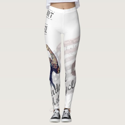 Steun onze troepen Rosie de Leggings van de Rivete (Voorkant)