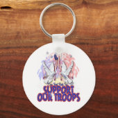 "Steun onze troepen" Sleutelhanger (Voorkant)