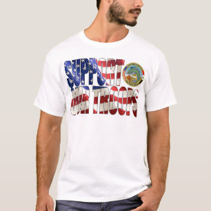 Steun onze troepen t-shirt