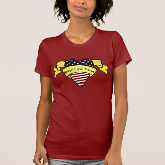 Steun onze troepen t-shirt