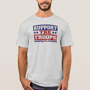 Steun onze troepen t-shirt