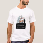 Steun onze troepen t-shirt (Voorkant)